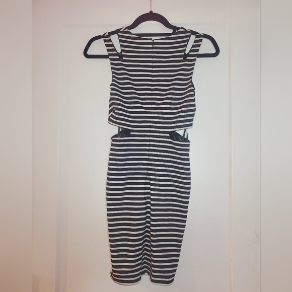 Striped Tight Fitting Dress - Picture 2 of 2
